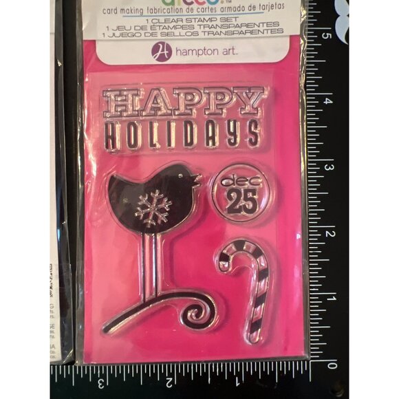 Ditto by Hampton Art Holiday Stamp Set For Card Making & Scrapbooking SC0507 - Picture 2 of 2